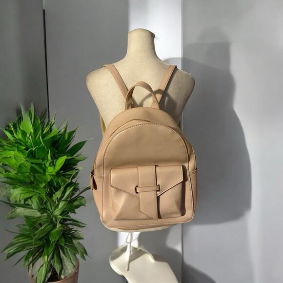 Primark Handbags - Primark Mini Backpack Women’s Light Pink/Peach Zip Around 11x8”